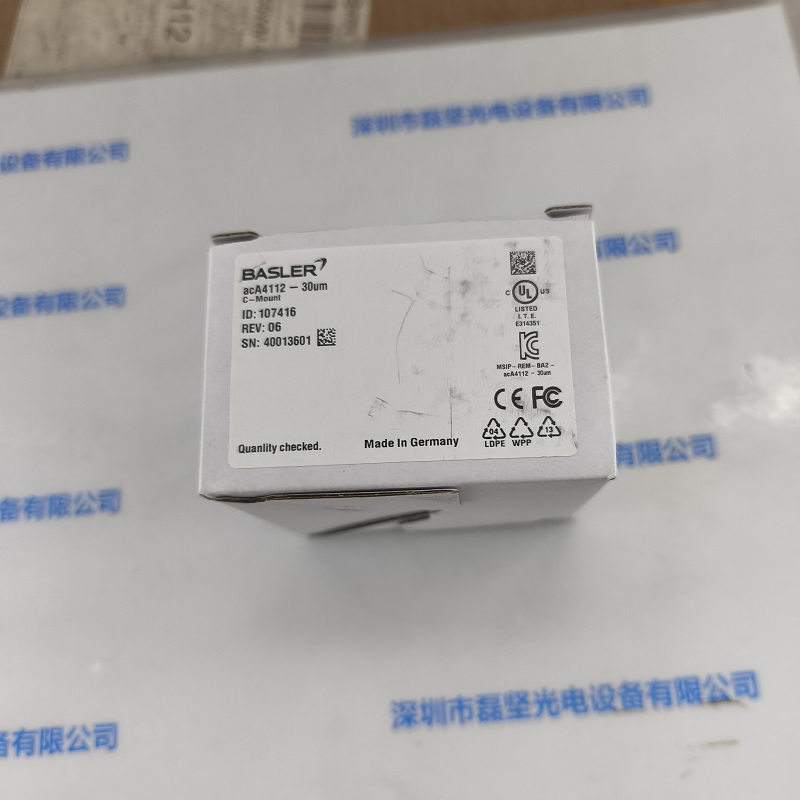 BASLER巴斯勒     工业相机      acA4112-30Um