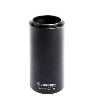 DIMENSION维度 DL-CTJT-SM1-2.5 透镜套筒