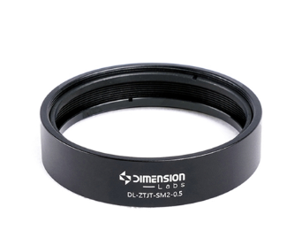DIMENSION维度 DL-ZTJT-SM2-0.5 透镜套筒