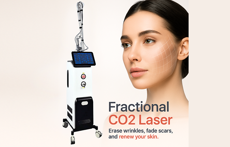 Salon Clinic Skin Resurfacing CO2 Fractional Laser Equipment for Acne Treatment Stretch Mark Removal Vaginal Rejuvenation