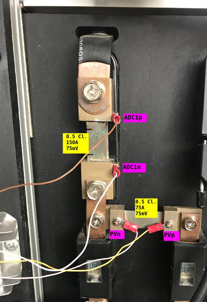 How does the low temperature coefficient of resistance (TCR) affect the performance of the shunt resistor?
