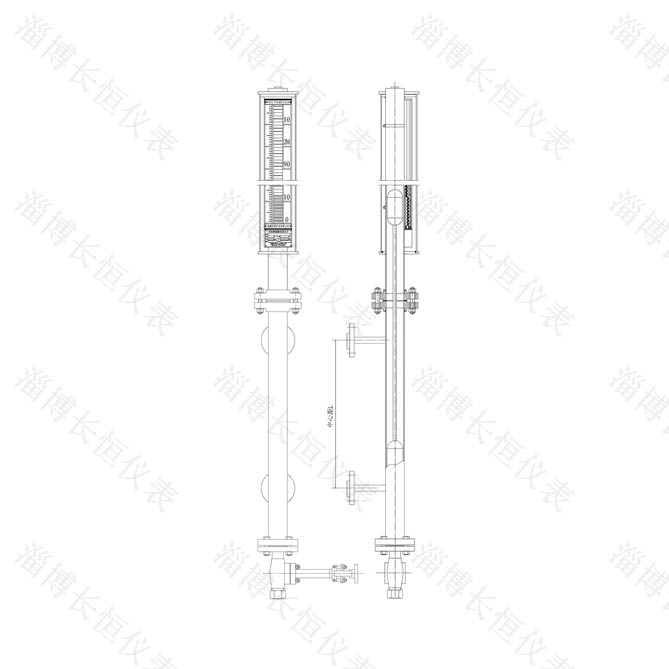 YHCFS防霜型磁翻柱（磁浮子）液位计