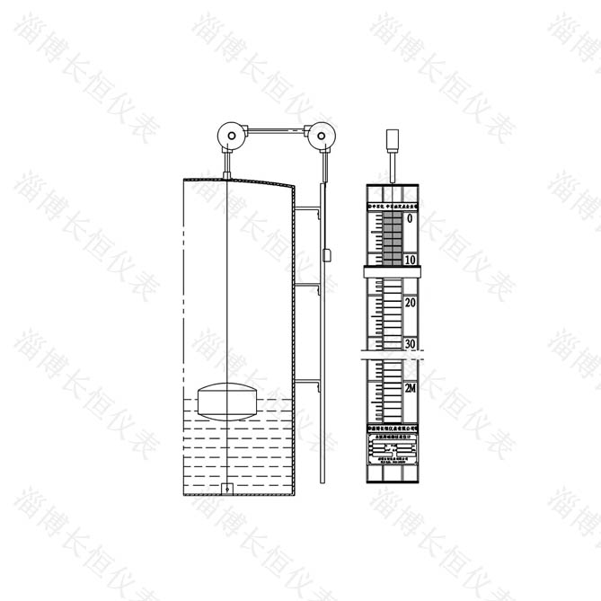YHCFB浮标型磁翻柱（磁浮子）液位计