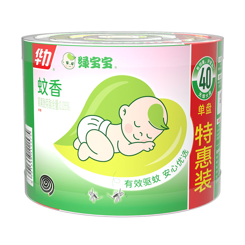 蚊香 大盘绿宝宝（40单圈）