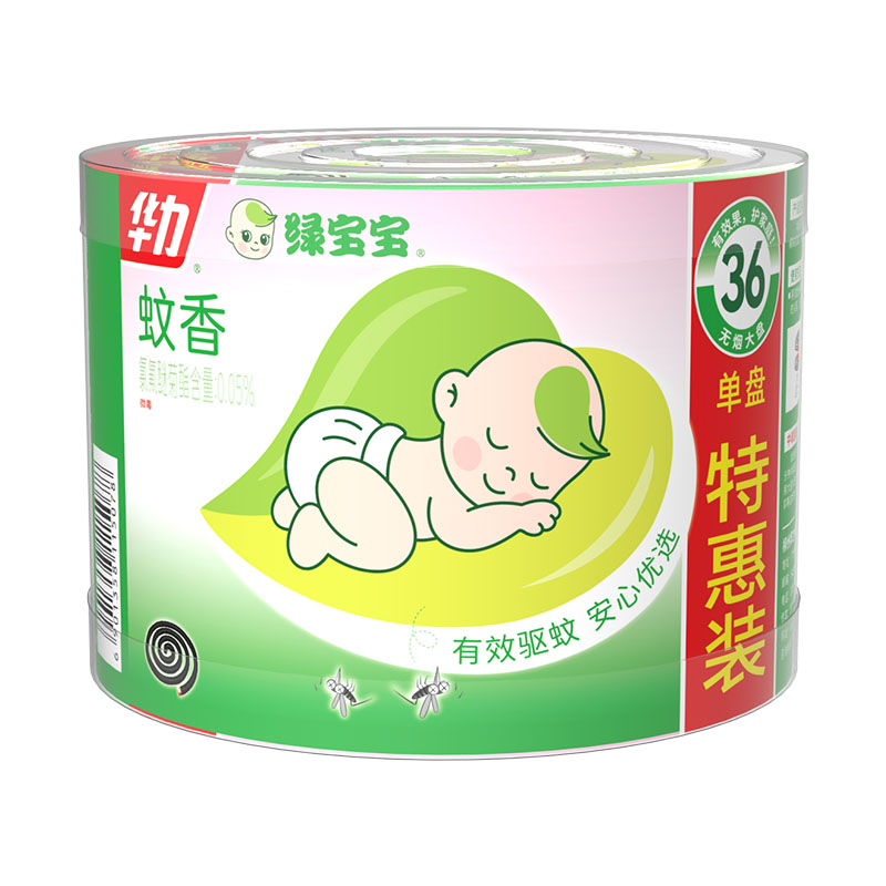 蚊香 大盘绿宝宝（36单圈）