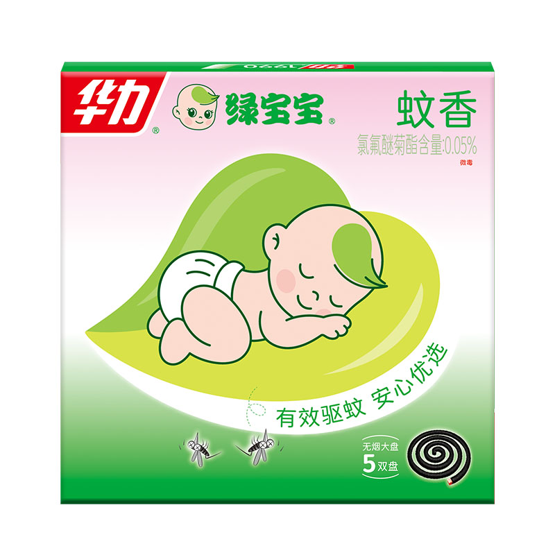 蚊香 大盘绿宝宝（5双圈）