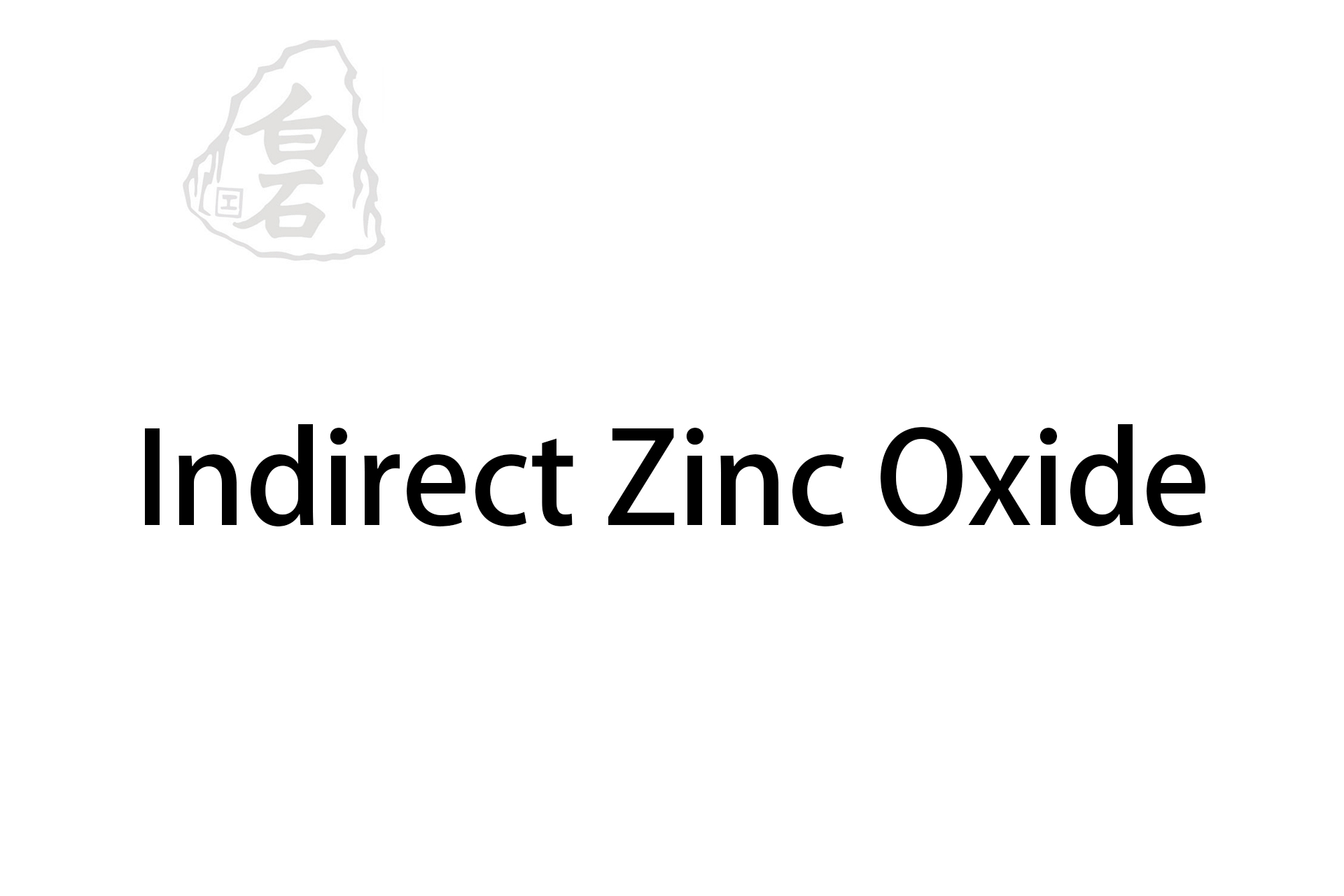 Zinc Oxide (Indirect Method)