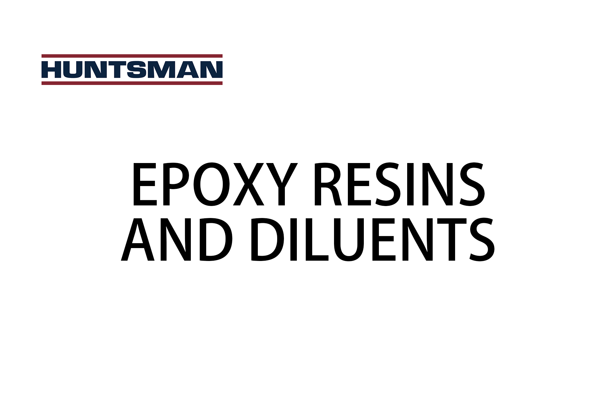 Specialty Epoxy Resins and Diluents