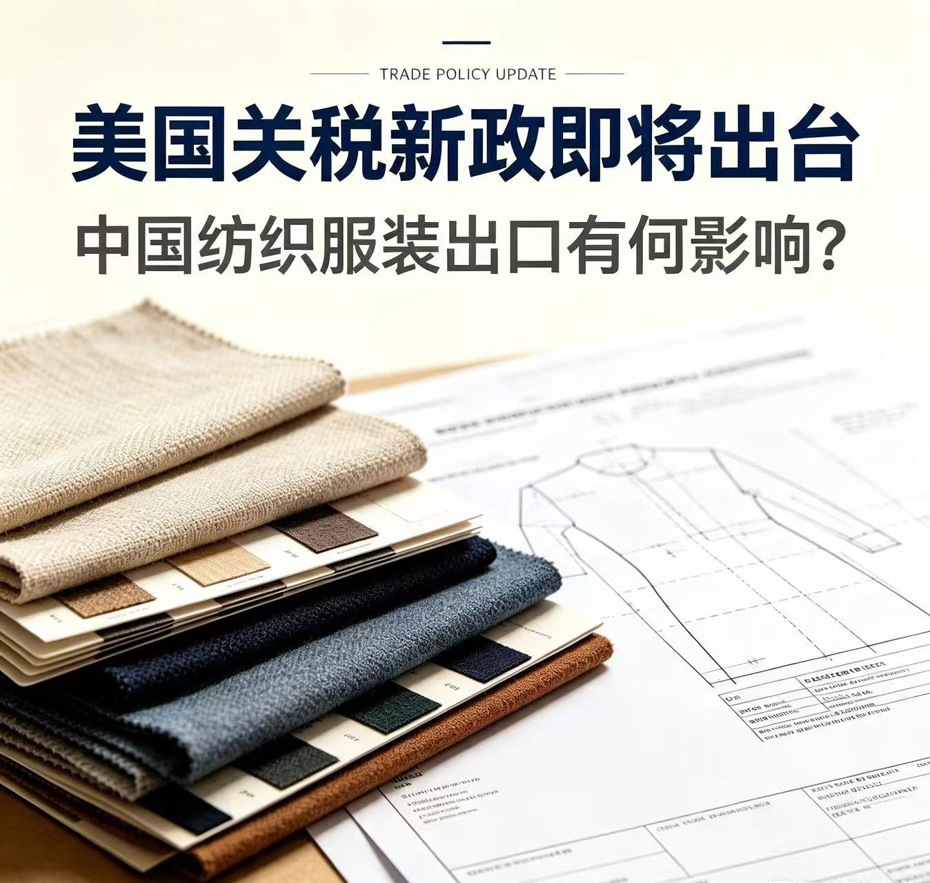 关注：美国关税新政即将出台 我国纺织服装出口有何影响？