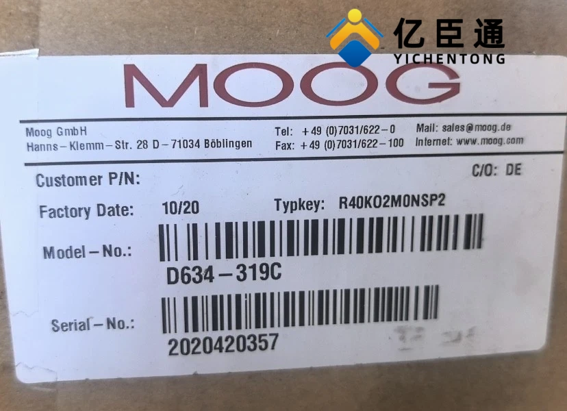 MOOG D634-319C电液伺服阀