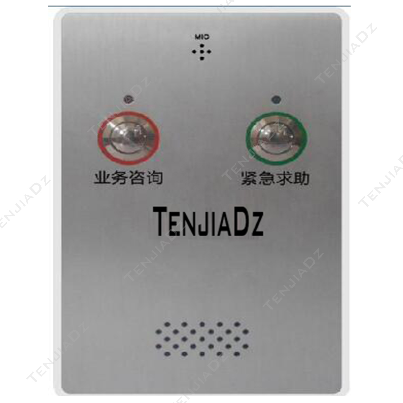 双键网络求助对讲终端（带2*15E功放） TD-4611B