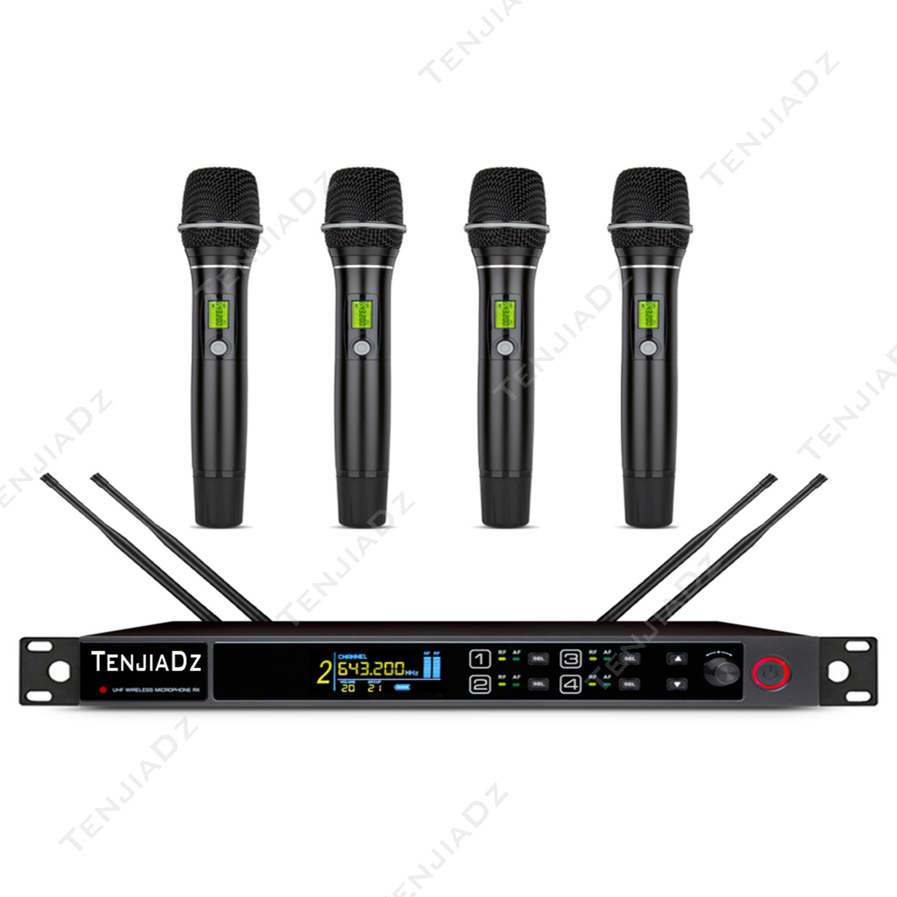 一拖四无线手持话筒 TE-824CJ