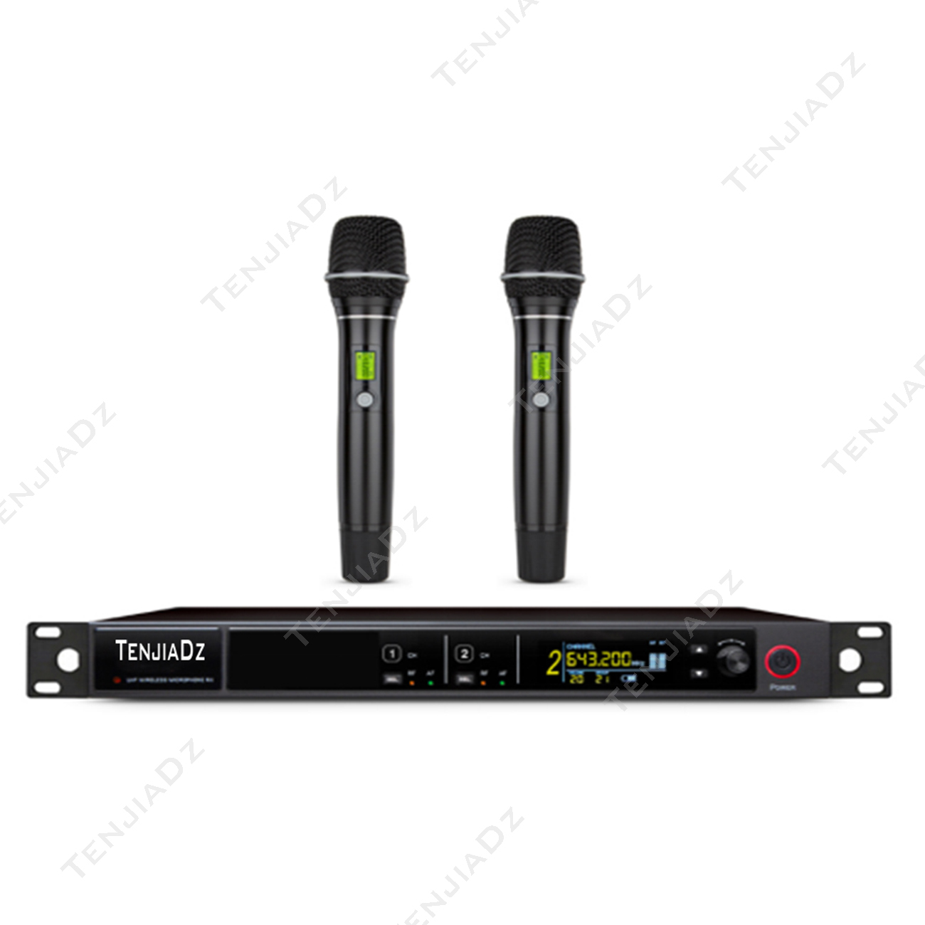 演出级真分集一拖二手持话筒 TE-924UY