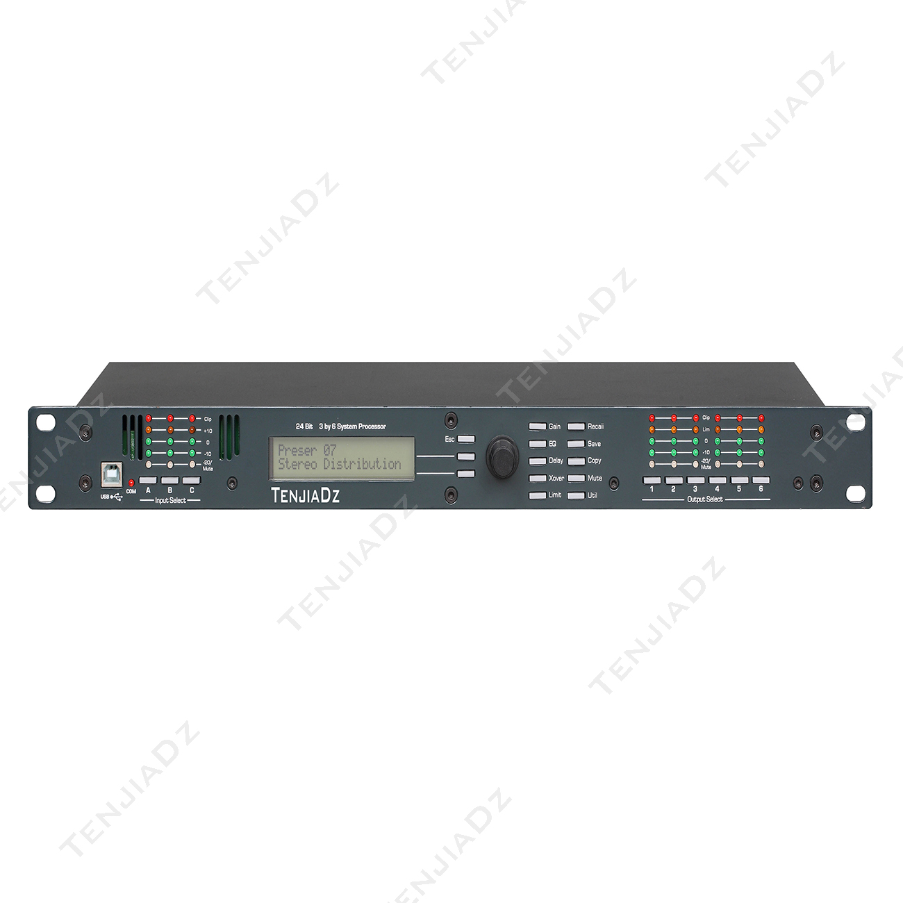 3进6出数字音频矩阵管理器 TE-MA360P