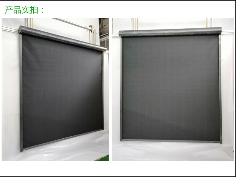 电动拉链式防风卷帘