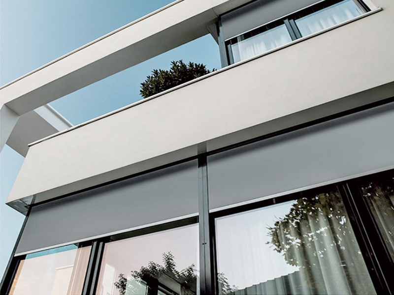 户外拉链式电动卷帘