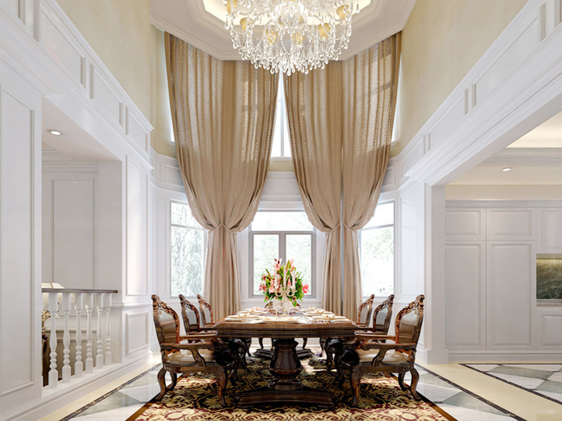 电动升降带开合帘