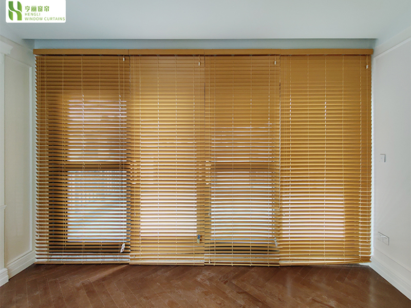 wooden blinds
