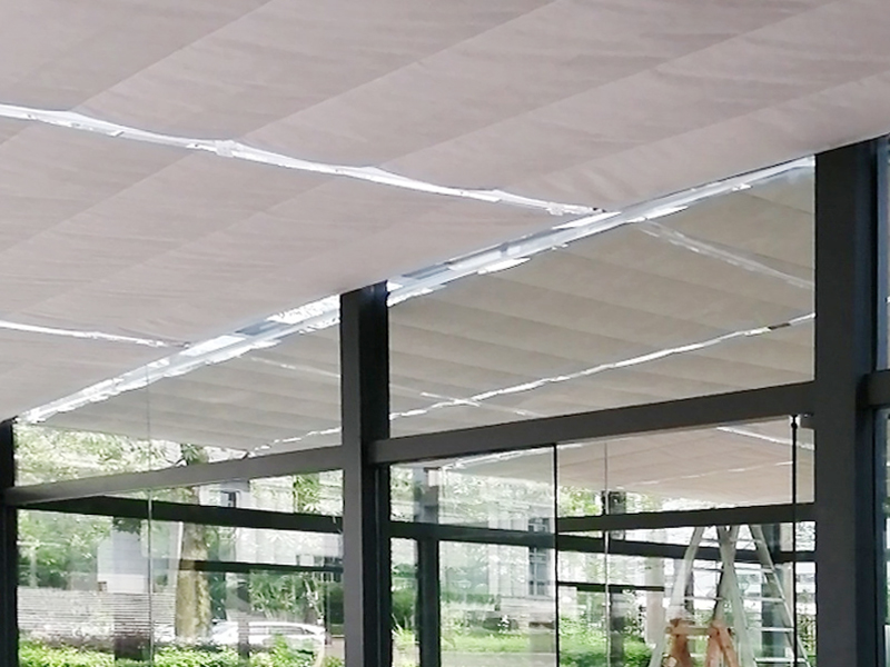 折叠式天棚帘案例展示