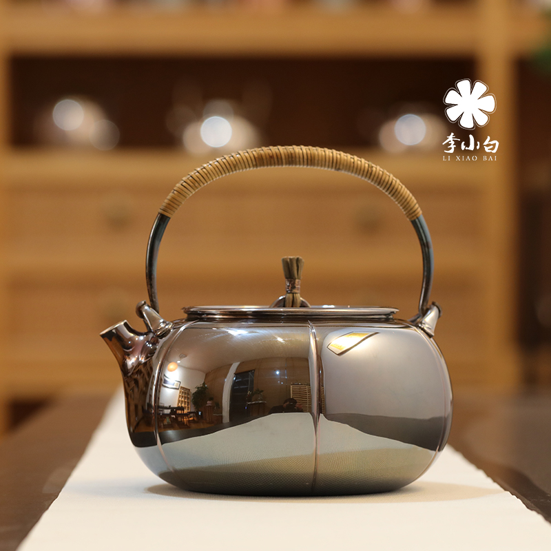 致远-纯银瓜壶