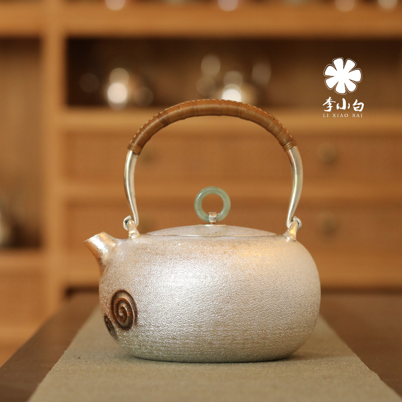 之初-李小白纯银银壶