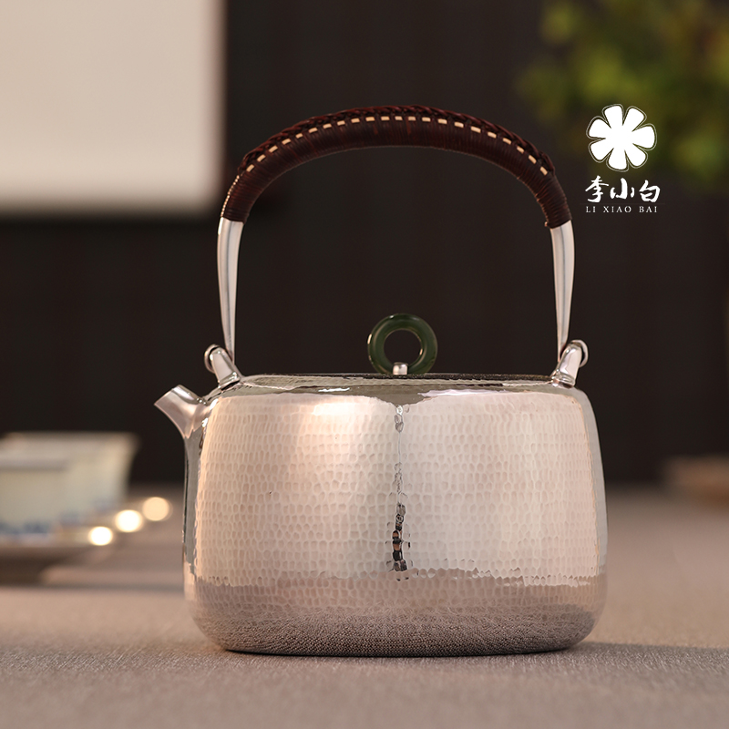 锤点玉环-纯银银壶