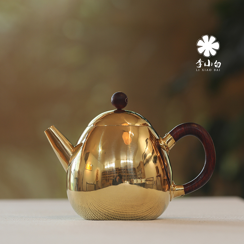 李小白纯金金壶-纯金龙蛋