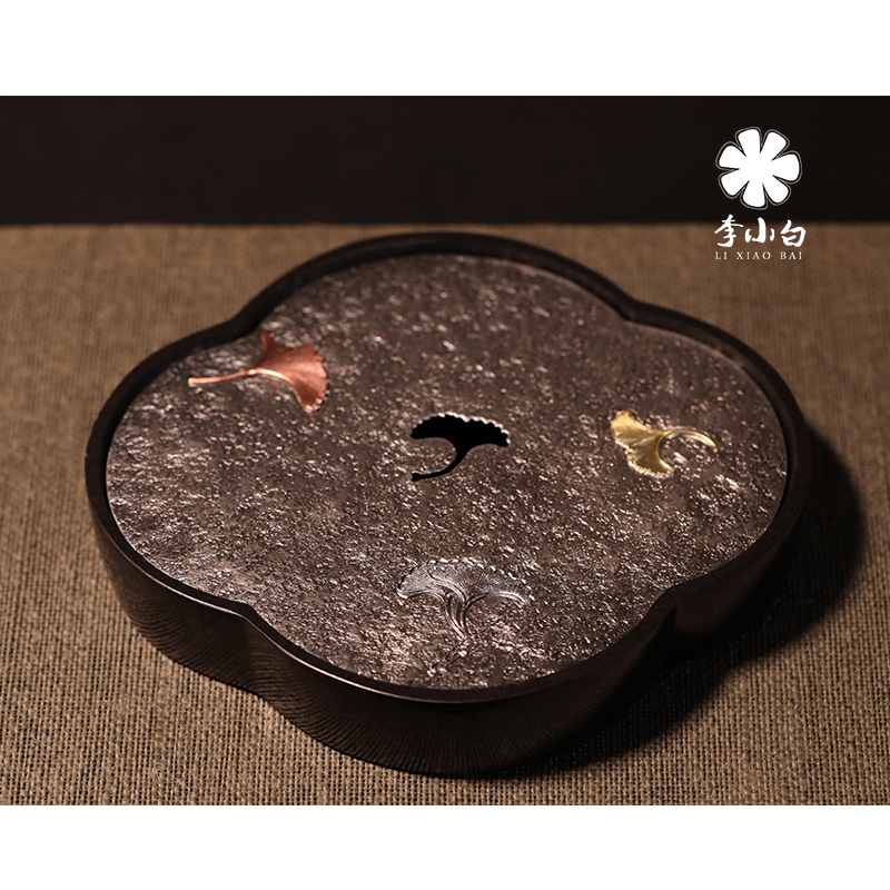 李小白银壶-海棠干泡壶承