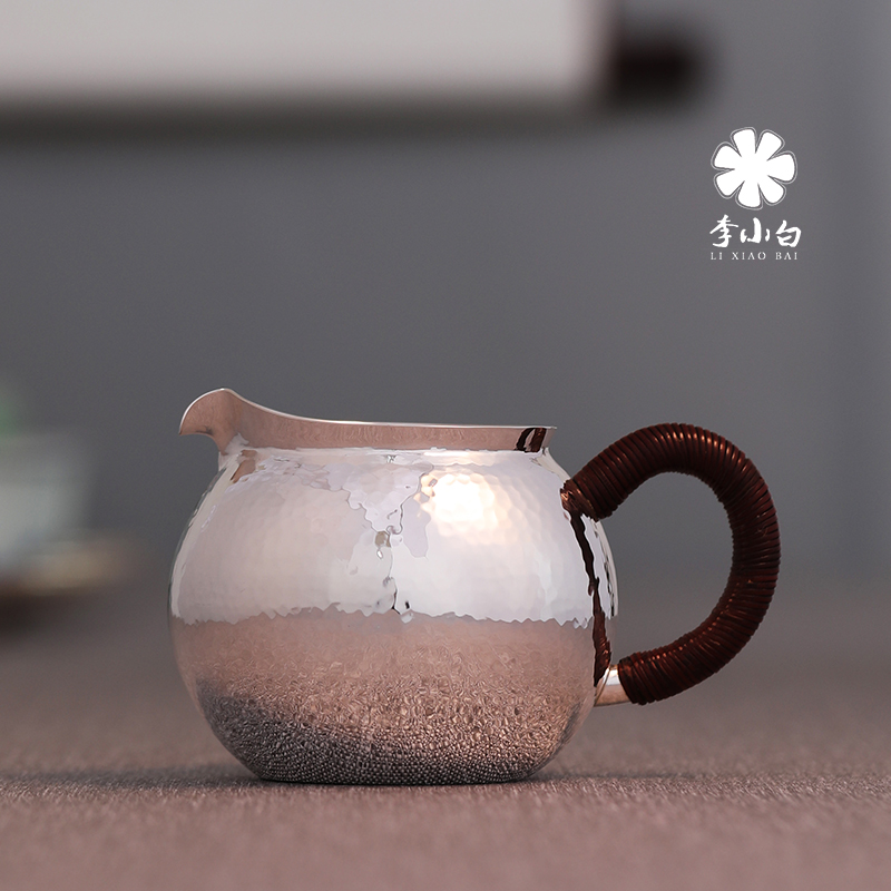 瑞圆-纯银公道杯-茶海