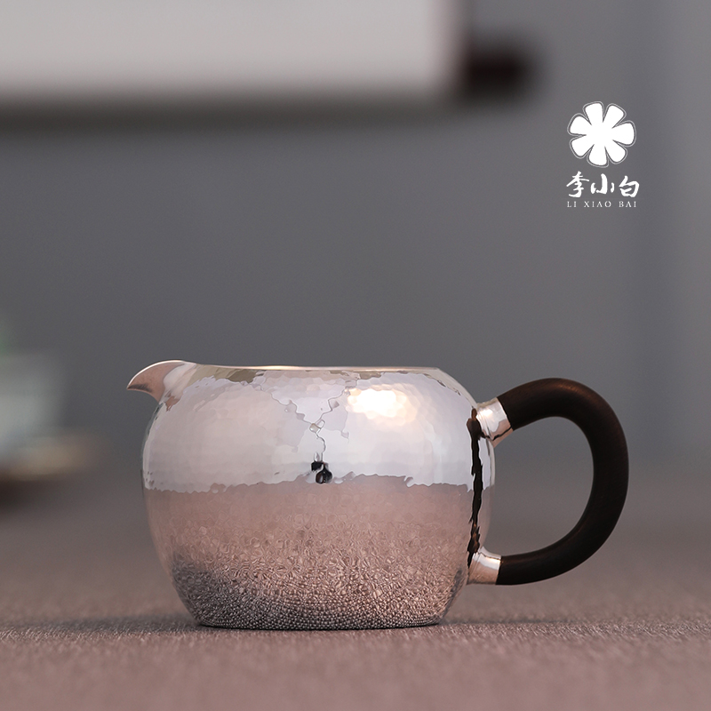 净圆-纯银公道杯-茶海
