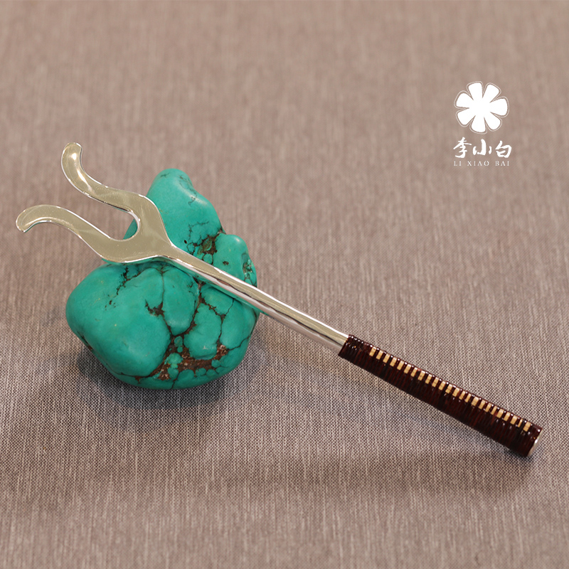 李小白纯银壶叉