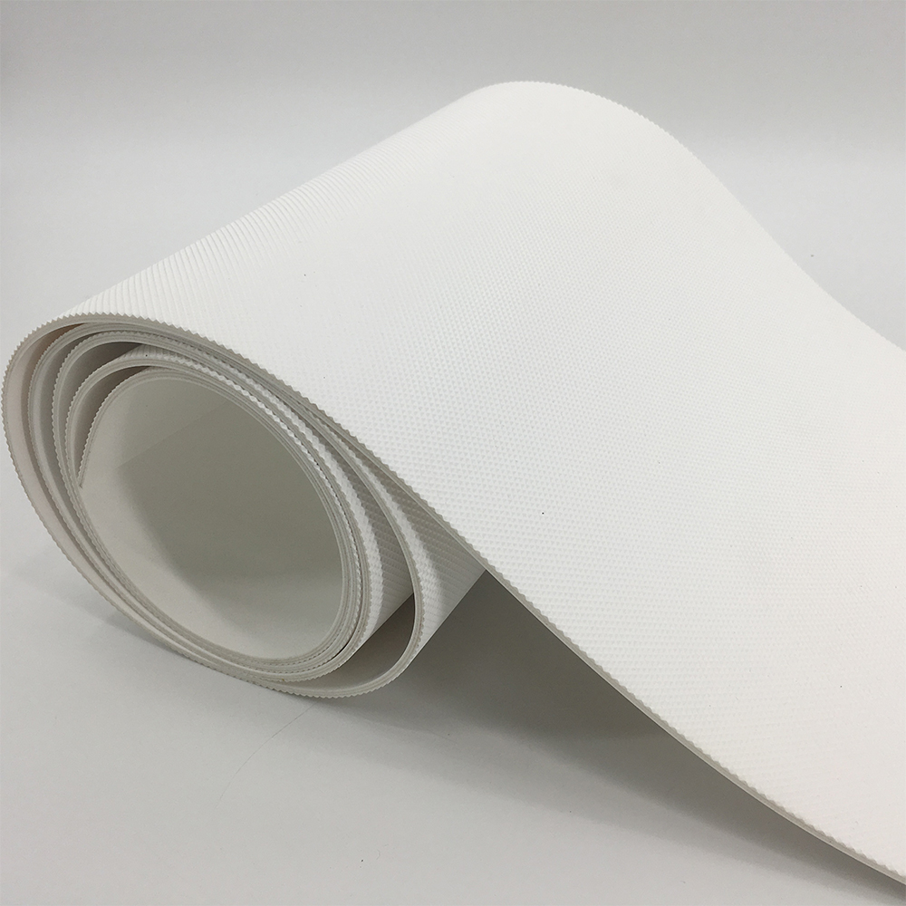 白色钻石纹PVC输送带