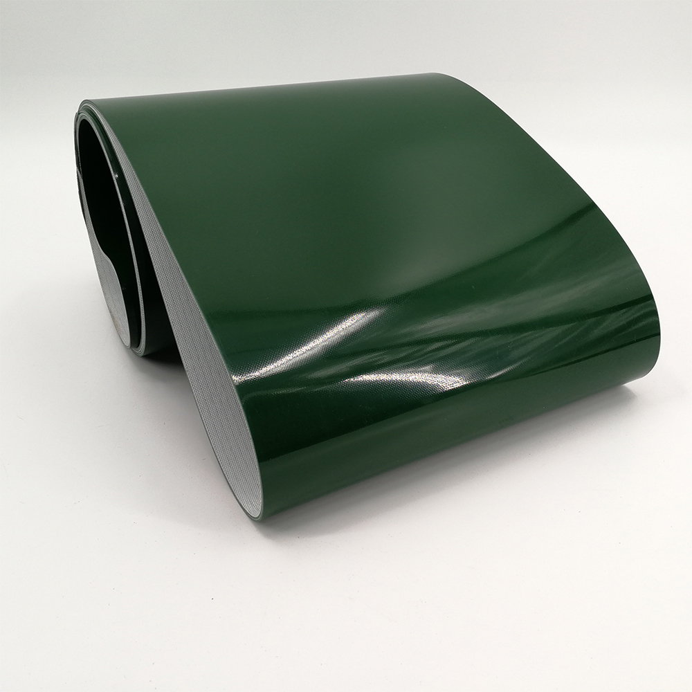 绿色光面PVC输送带