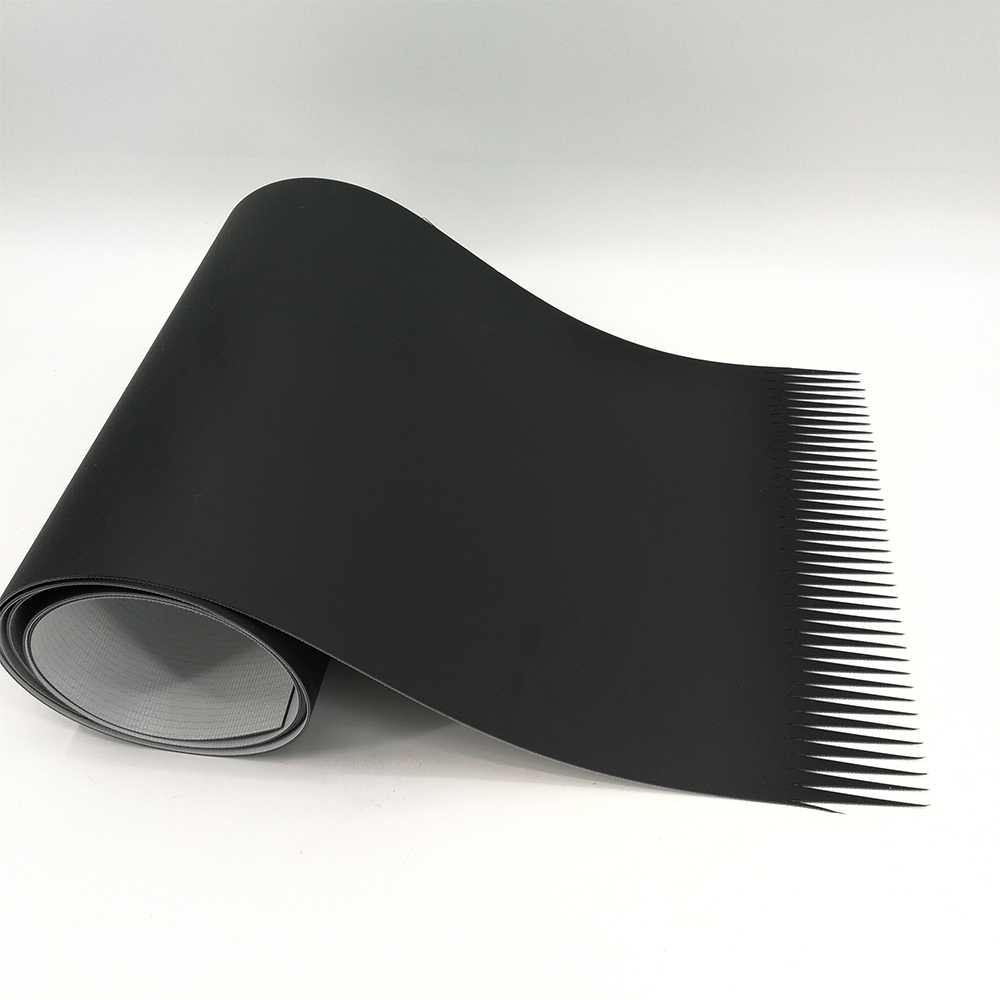 黑色亚光面PVC输送带