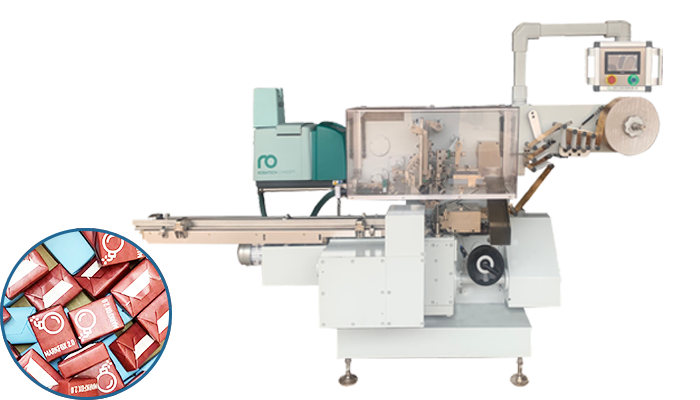  
巧克力折叠包装机
 
本机型适用于方块形，梯台形等巧克力、糖果、茶叶等产品的自动理料及包装，可实现不同的包装方式（如折叠包或信封包），可实现不同封口方式（点胶封口或热封），包装贴合紧密，折角对称清晰。
 
   立即联系