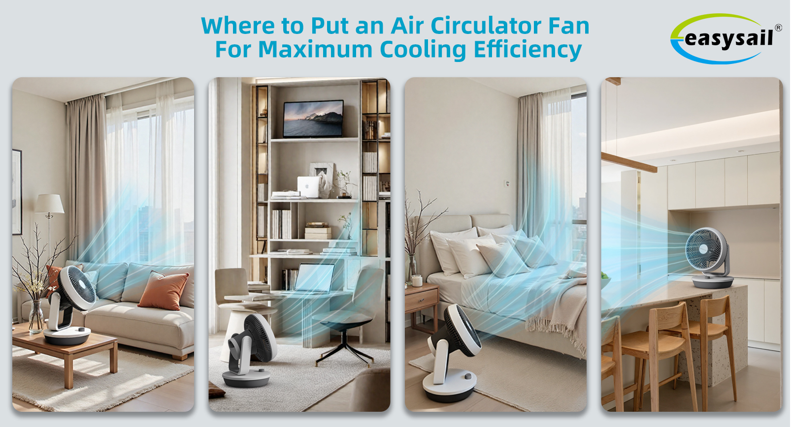 Where to Put an Air Circulator Fan for Maximum Cooling Efficiency
