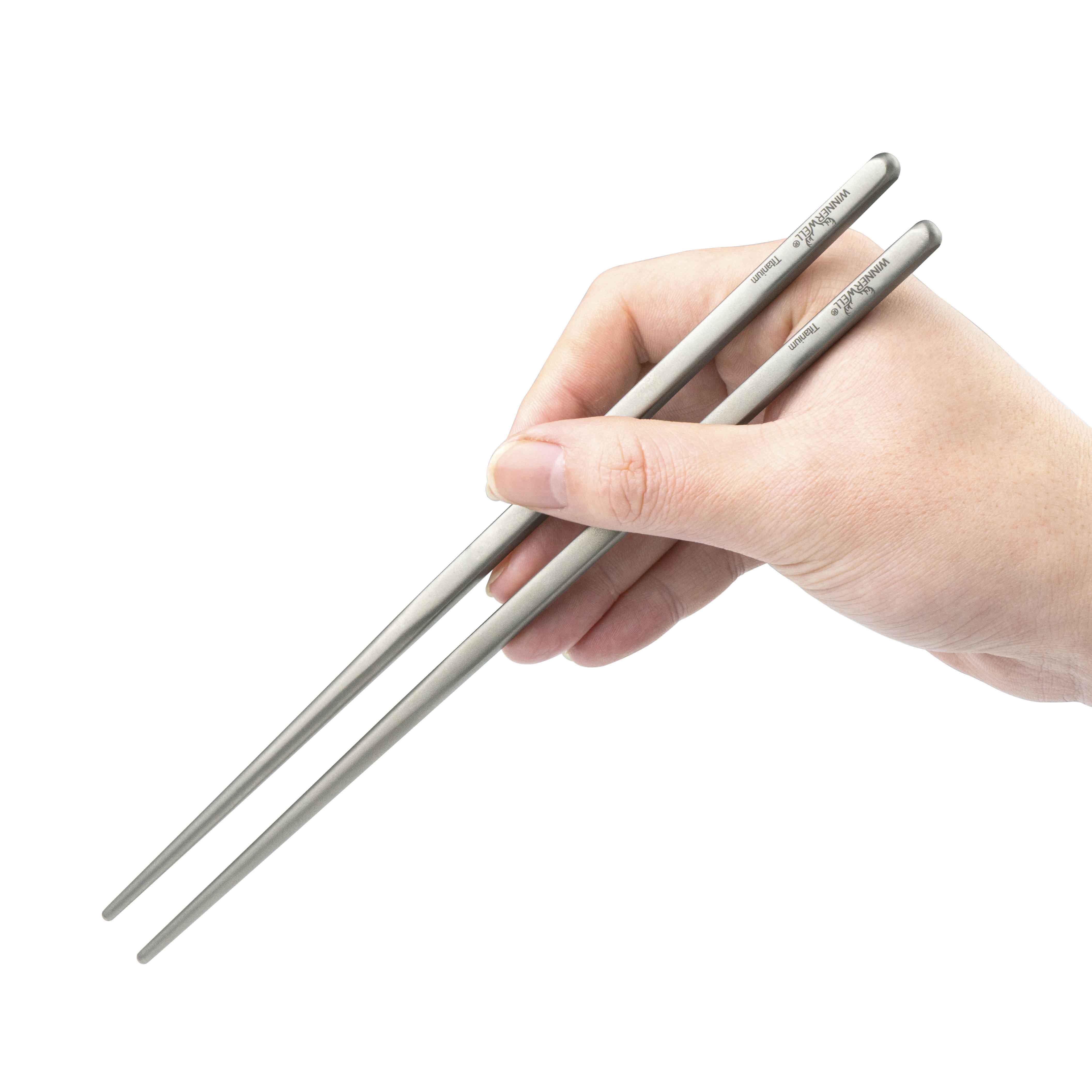 Winnerwell® Square Titanium Chopsticks Set of 10 SKU 910495