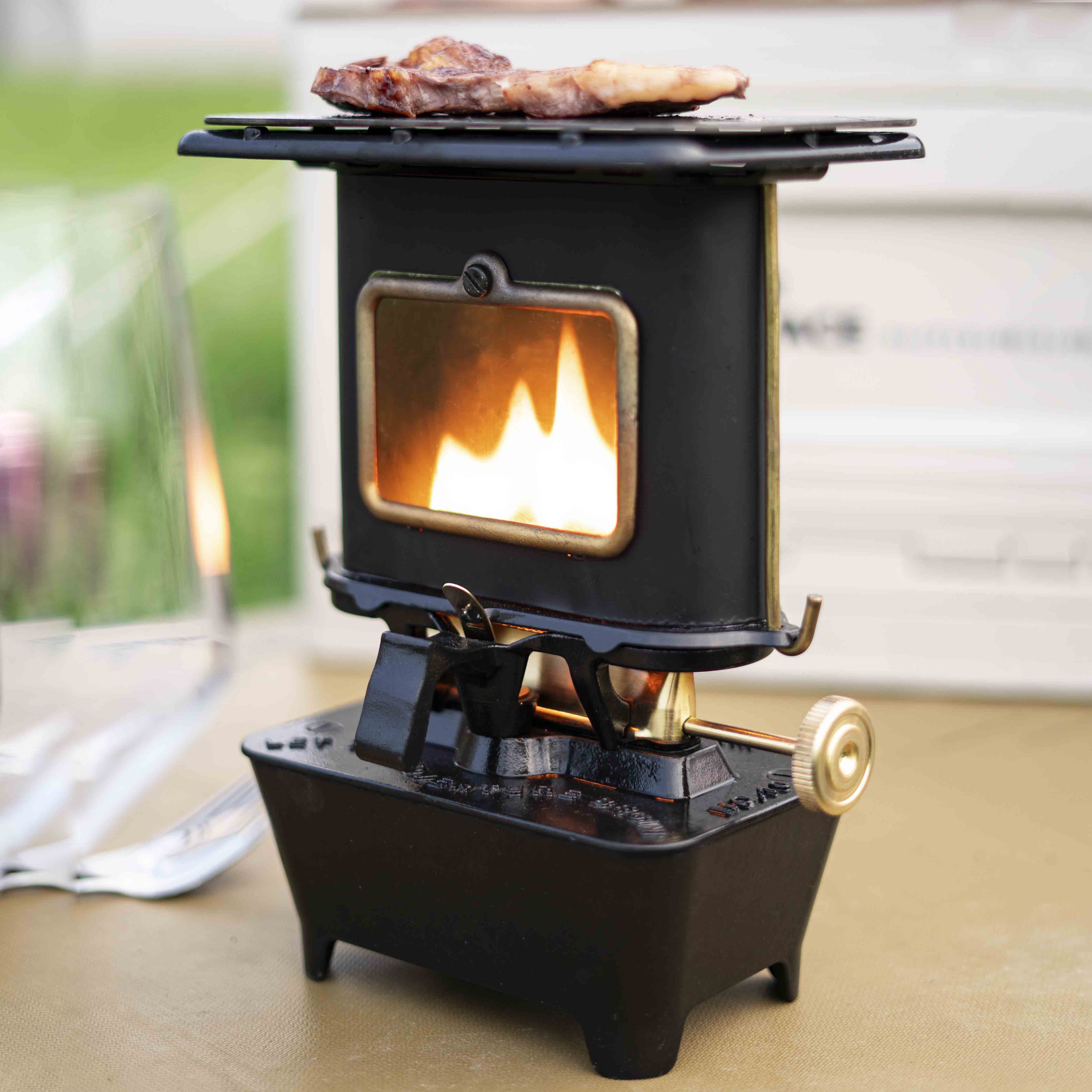 thumbnail image 2 of WoodEze Camping Stove – Black, Portable Outdoor Cooking Stove, Model CAMP-STV 2 of 5