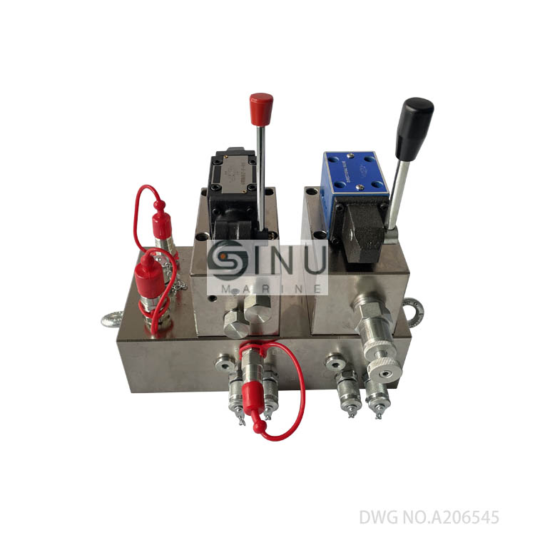 麦基嘉舱盖液压控制阀组DRAWING NO.A206869-MGH12303-C H