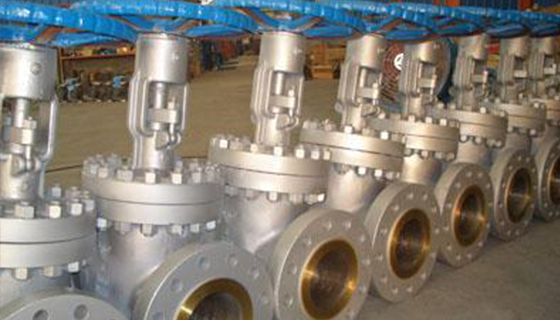 A batch of special alloy globe valves sold to the Middle East have been produced