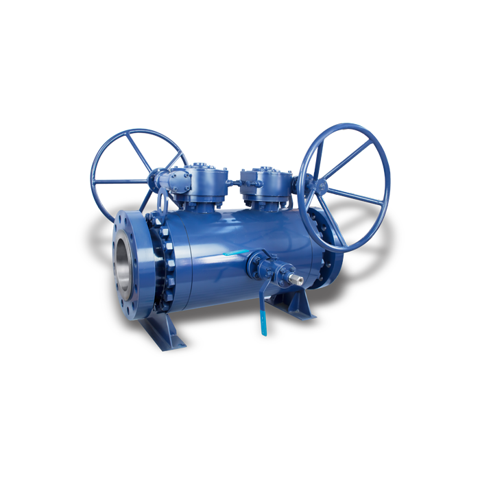 Double ball valve manifold