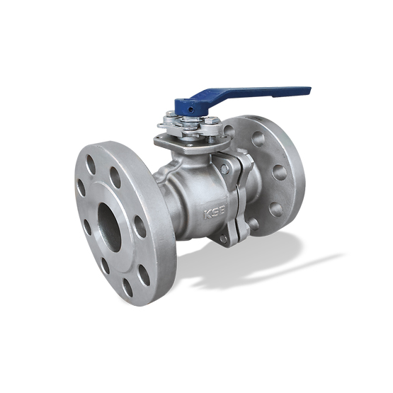 Two-piece ball valves
