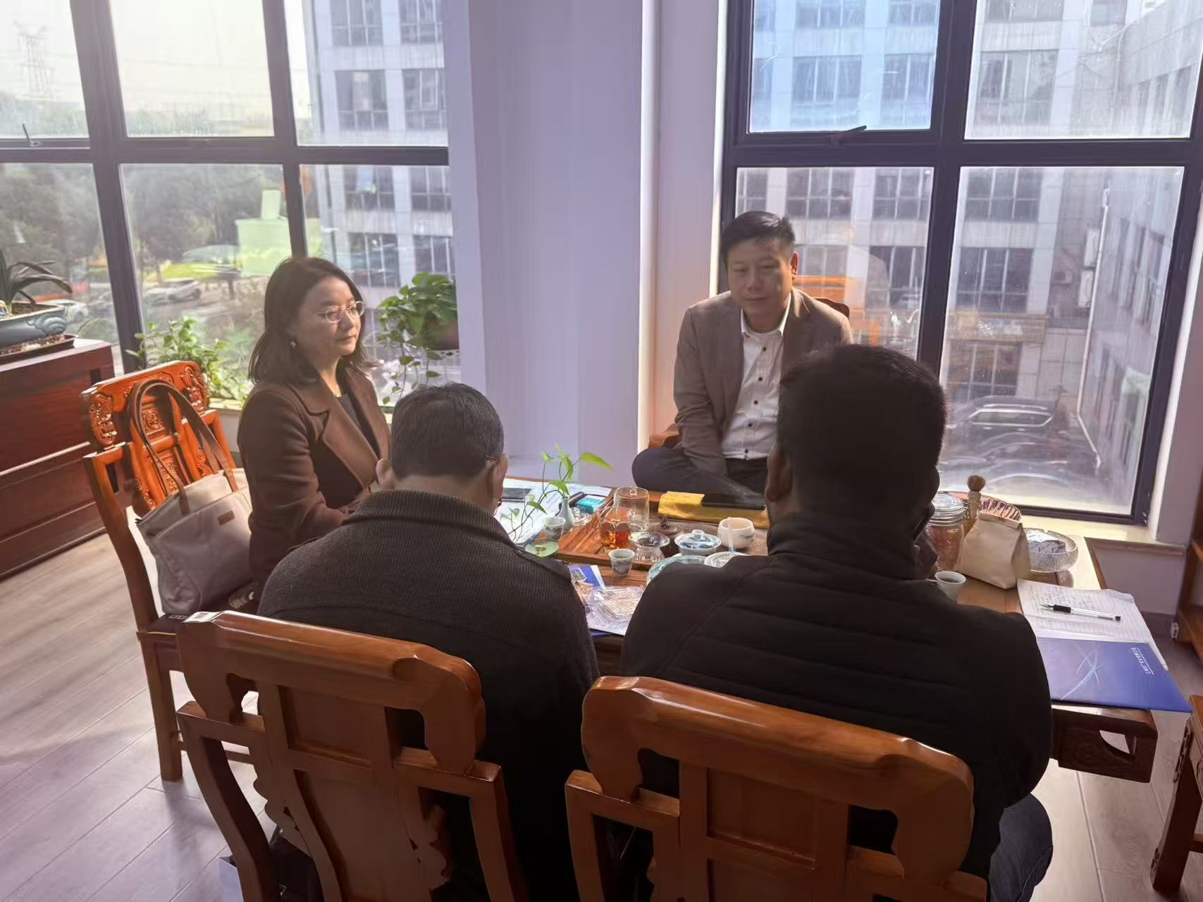 Welcome our India customers to visit our company!