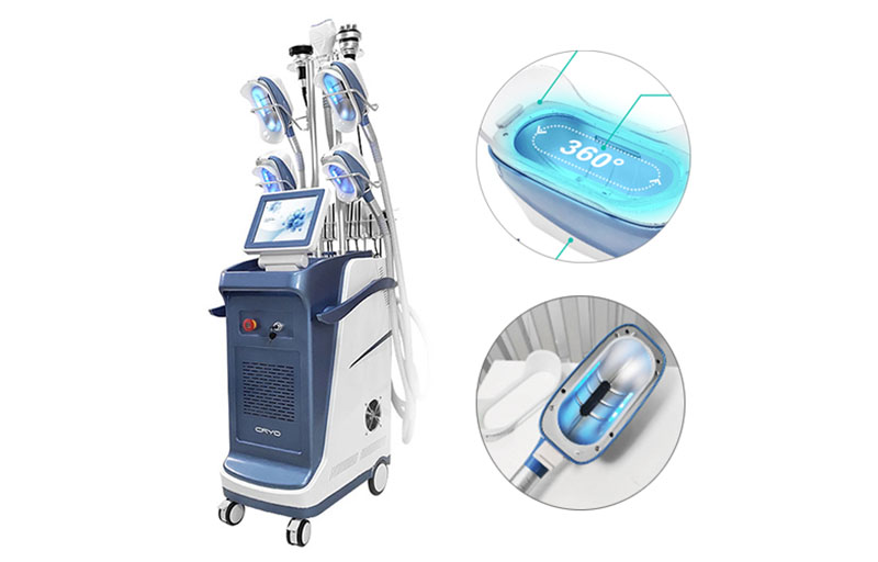 Effective Fat Reduction Dual-Cooling 360° Cryolipolysis Machine Fat Freezing Slimming Device