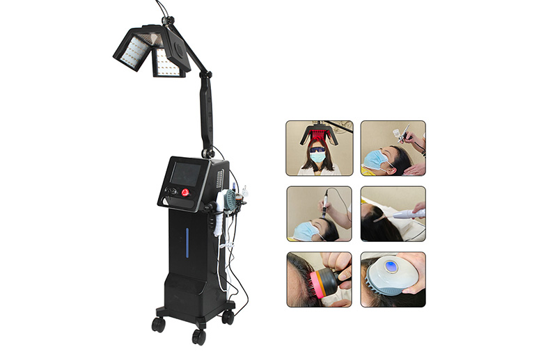 2025 Newest Hair Scalp Treatment Machine With Hair Follicle Detection Analysis Hair Regrowth Machine Massager