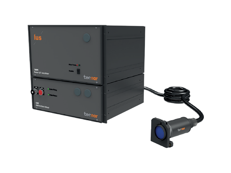 Laboratory version of laser ultrasound receiving system LUS Discovery