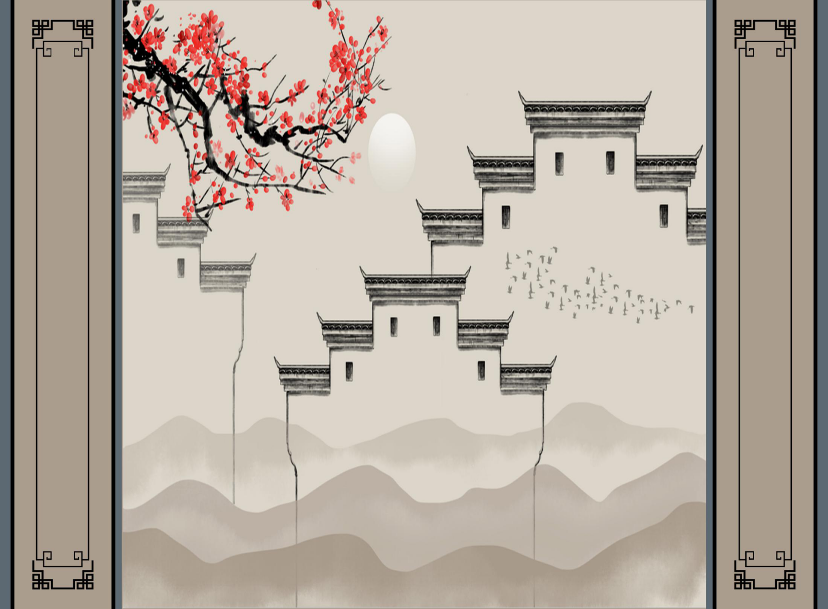 3D画背景墙