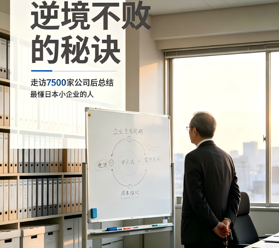 最懂日本小企业的人,走访7500家公司后总结出逆境不败的秘诀