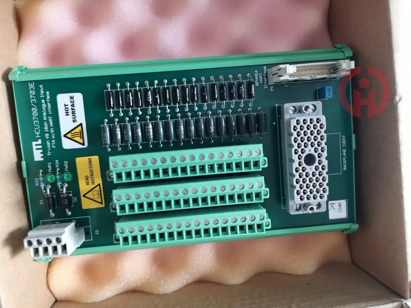 TRICONEX HCU3700/3703E Analog Input FTA with HART Interface module