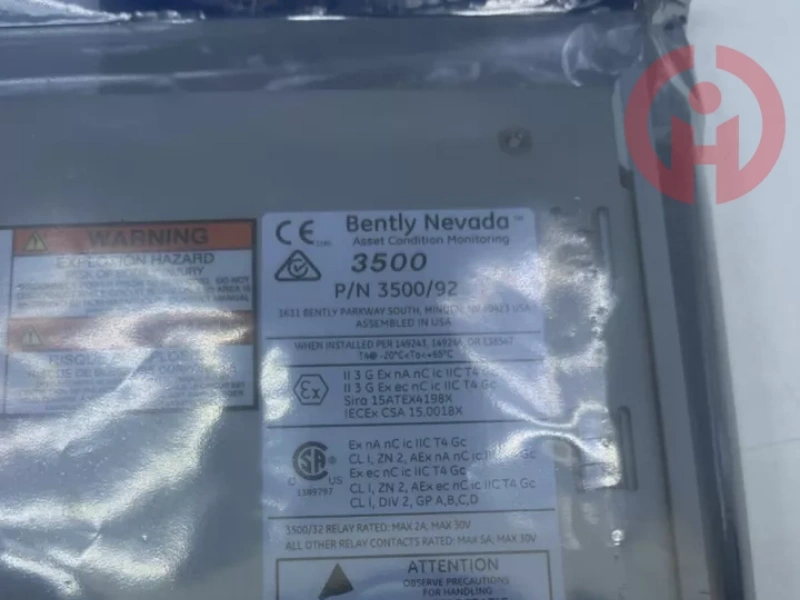 BENTLYNevada 3500/42M184139-09 PROXIMITOR I/O Module